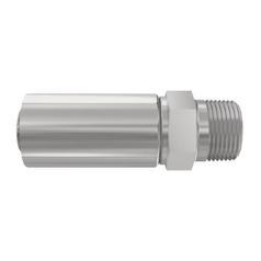 Parker NPTF Hose Fitting 3/8'' x 1/2'' - 14TPI Male Straight Taper