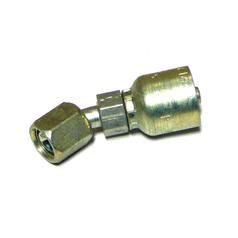 Pioneer JIC 37° Swivel Crimp Fitting, 45-degree Short Drop, 1/4'' Hose ID 1/2 x 20'' Thread size