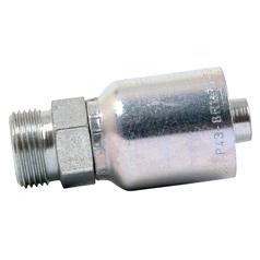 Pioneer Metric Hose Fitting 3/8'' x M22 x 1.50 Male Straight Heavy Series