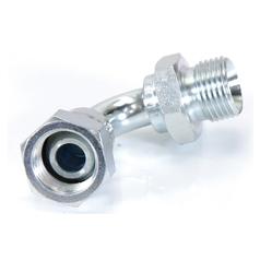 Hydraulic Adaptor 3/8'' BSP Male x 3/8'' BSP Swivel Female 90° Swept Elbow