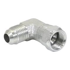 [S.35082] Hydraulic Adaptor 9/16'' JIC Male x 9/16'' JIC Swivel Female 90° Compact Elbow