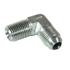 Hydraulic Adaptor. 1/4' NPT Male - 9/16'' JIC Male. 90 degree