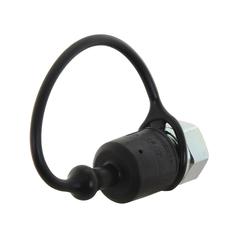 [S.112764] Faster Dust Cap Black PVC Fits 1/2'' Male Coupling TF12N
