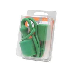 [S.147856] Faster Dust Cap Green PVC Fits 3/8'' Male Coupling - TF Series TF38V (Snap pack 2 pcs.)