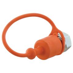 [S.112762] Faster Dust Cap Orange PVC Fits 1/2'' Male Coupling TF12A