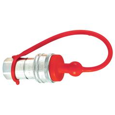 Faster Dust Cap Red PVC Fits 3/8'' Female Coupling - TM Series TM38R