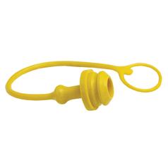Faster Dust Cap Yellow PVC Fits 3/8'' Female Coupling - TM Series TM38G