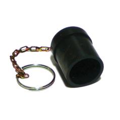 Parker Dust Cap Black Rubber Fits 1'' Female Coupling