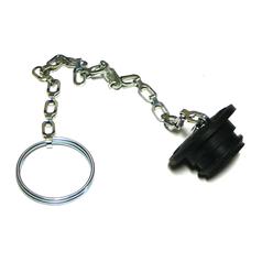 Parker Dust Cap Black Rubber Fits 1/2'' Female Coupling