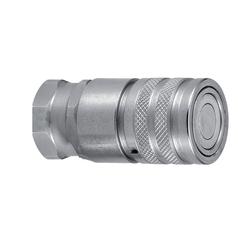 Faster Flat Faced Hydraulic Couplings Female 1/2'' Body x 1/2'' NPT Female Thread