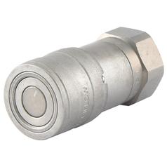 Pioneer Flat Faced Hydraulic Couplings Female 1/2'' Body x 1-1/16'' UNF Female Thread
