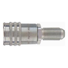 [S.110197] Pioneer Flat Faced Hydraulic Couplings Female 1/2'' Body x 7/8'' UNF Male Bulkhead