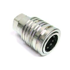 [S.118961] Faster Quick Release Hydraulic Coupler Female 1/2'' Body x 1/2'' NPT Female Thread