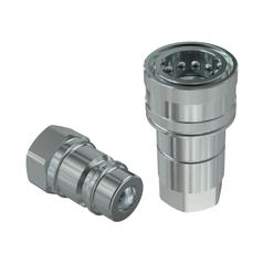 HYDRAULIC QUICK COUPLER ASSEMBLY, 1'' NPT THREAD, 1'' BODY