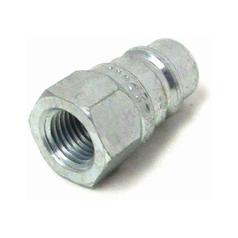 [S.128268] Pioneer Quick Release Hydraulic Coupler Male 1/4'' Body x 1/4'' NPTF Female Thread