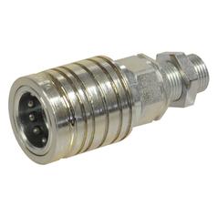 Sparex Female Quick Release Quick Coupler 1/2'' Body M22 x 1.50 Male Bulkhead. Couple & Uncouple Under Pressure