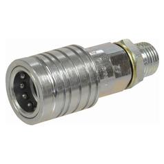 [S.30213] Sparex Female Quick Release Quick Coupler 1/2'' Body M22 x 1.50 Male Thread. Couple & Uncouple Under Pressure