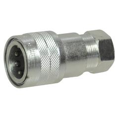 Sparex Quick Release Hydraulic Coupler Female 3/8'' Body x 3/8'' BSP Female Thread