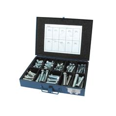 [S.12751] Bolt and Setscrew Assortment, 12 -16 (DIN 931/933) 92 pcs. Metal Case