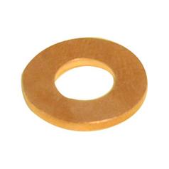 Copper Washers, ID: 2/5'' x OD: 5/6'' x Thickness: 0.0747''