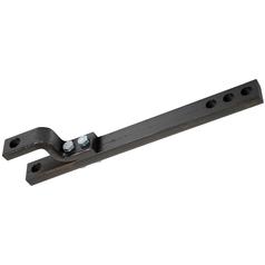 [S.108607] Swinging Drawbar with Clevis - Overall length: 650mm - Section: 30x60mm