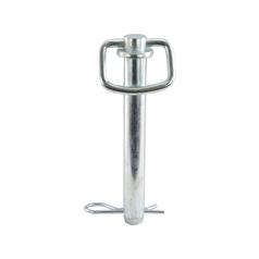 Hitch Pin with Grip Clip, Pin Ø1'', Usable length of: 7-7/32''.