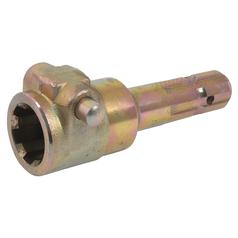 [S.151770] PTO Adapter - Female Spline 1 3/4'' - 6 X Male Spline 1 3/8'' - 6 With Quick Release Pin. - Sparex S.151770