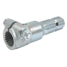[S.15866] PTO Adapter - Female Spline 1 3/8'' - 21 X Male Spline 1 3/8'' - 6 With Clamp Bolt. - Sparex S.15866