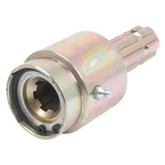 [S.15451] PTO Over-running Adapter - Female Spline 1 1/8'' - 6 X Male Spline 1 3/8'' - 6 With Roll Pin. - Sparex S.15451