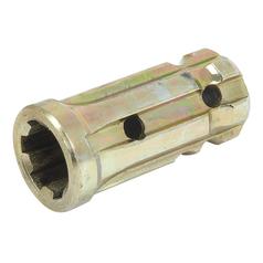 [S.253] PTO Sleeve Increaser - Female Spline 1 1/8'' - 6 X Male Spline 1 3/8'' - 6 With - Sparex S.253