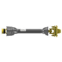 [S.165322] Weasler - Metric Tri-lobe PTO, Bypy Series 4, 36'' Compressed Length, Common Applications: Rotary Cutter / Tiller - Sparex S.165322
