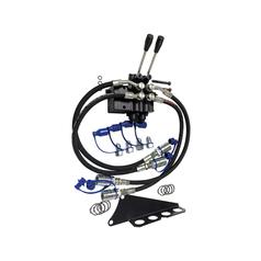[S.165332] Mf, Dual Spool, Double Acting Remote Valve, Complete Kit With Break-away Couplers And Bracket - Sparex S.165332