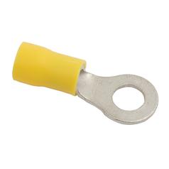 [S.8551] Pre Insulated Ring Terminal, Standard Grip, 6.4mm, Yellow (4.0 - 6.0mm)