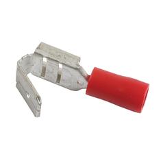 [S.8540] Pre Insulated Spade Terminal, Standard Grip - Female Spade with Male Branch, 6.3mm, Red (0.5 - 1.5mm)