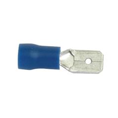 [S.8546] Pre Insulated Spade Terminal, Standard Grip - Male, 6.3mm, Blue (1.5 - 2.5mm)