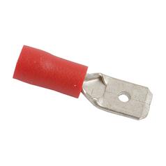 [S.8539] Pre Insulated Spade Terminal, Standard Grip - Male, 6.3mm, Red (0.5 - 1.5mm)