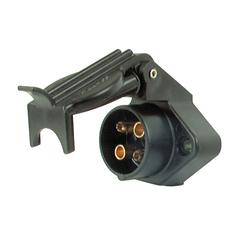 4 Pin Auxiliary Female Socket (black Plastic) - Sparex S.56469