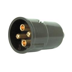[S.56470] 4 Pin Auxiliary Plug Male (black Plastic) - Sparex S.56470