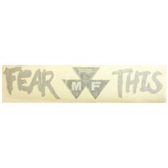 [S.67827] Decal - 'fear This' - Massey Ferguson - Sparex S.67827