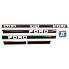[S.12101] Decal - Ford / New Holland 2610 Force Ii - Sparex S.12101