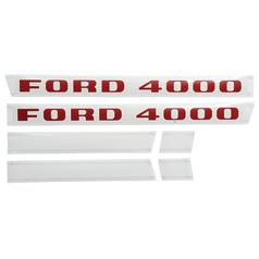Decal - Ford / New Holland 4000 - Sparex S.8411