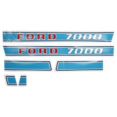 Decal - Ford / New Holland 7000 - Sparex S.12682