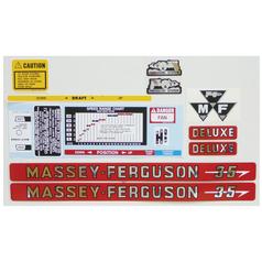 [S.43572] Decal - Massey Ferguson 35 Deluxe - Sparex S.43572