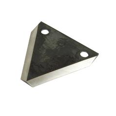 [S.59720] Knife section - Smooth - 74x76x3mm - Hole Ø8mm - Hole centres 51mm - Replacement forTeagle To fit as: SC1100