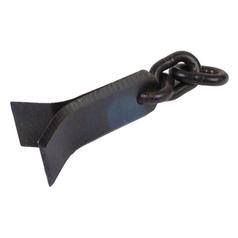 [S.77928] Y type flail, Length: 140mm, Width: 30.5mm, Hole Ø: 9mm, Thickness: 3mm. Replacement for Bomford To fit as: 0108606