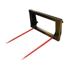 [S.118442] Euro-Mount Bale Frame W/ Twin Spears - 2 x M22 x 43'' Tines (SHW Brand)