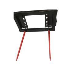 [S.155244] Quick Attach Bale Frame - for Round Bales - 2 pcs. of 49 1/4'' Conus 2 Bale Spears (SHW Brand)