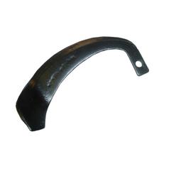 Rotavator Tine Curved RH. Width: 25mm, Height: 220mm, Hole Ø: 12mm. Replacement for Yanmar To fit as: 19510718510