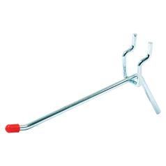 [S.5805] Single arm hook to fit peg or slat panel - 150mm