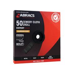[S.14398] Emery Cloth Roll Grit p180, Very Fine (25mm. X 50m.) - Sparex S.14398